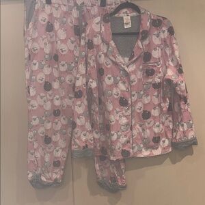 Munki Munki ladies Cozy Pink Sheep Pajamas size XXL preowned